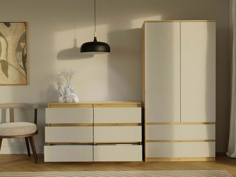 Komoda Musecalo 6 120 (antracit + kašmír)