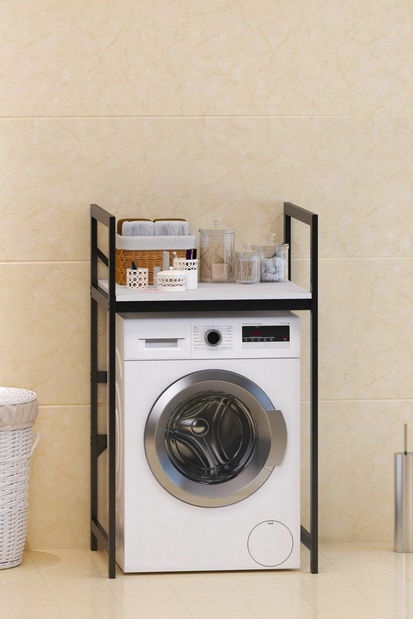Dulap pentru mașina de spălat Center (alb + Negru)