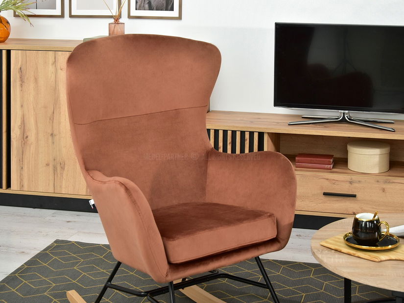 Fotel Nesia (réz + fekete)