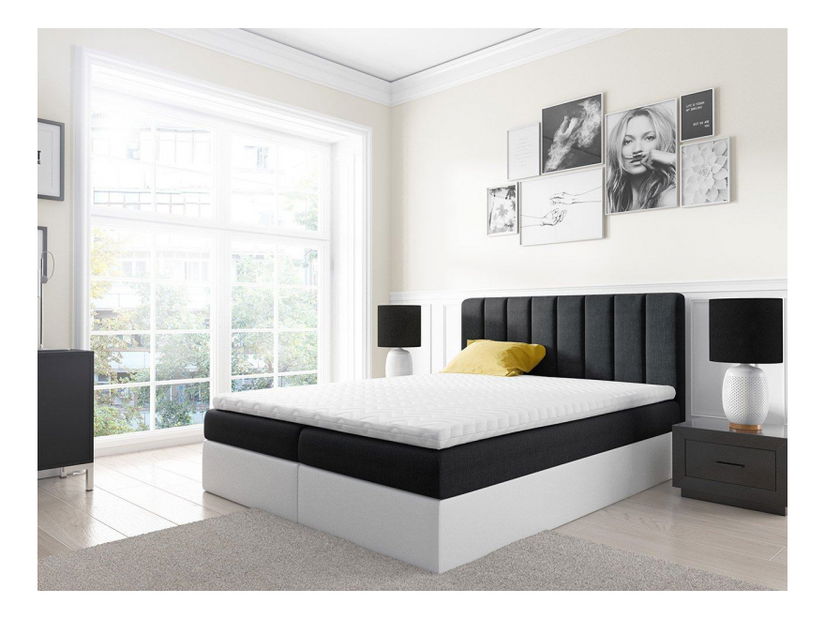 Bračni krevet 180 cm Lizubo (s prostorom za odlaganje) (krem) *outlet moguća oštećenja