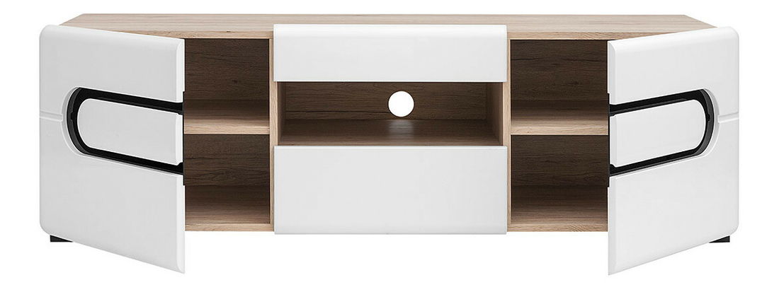 TV stolík/skrinka BRW Byron RTV2D2S/5/15