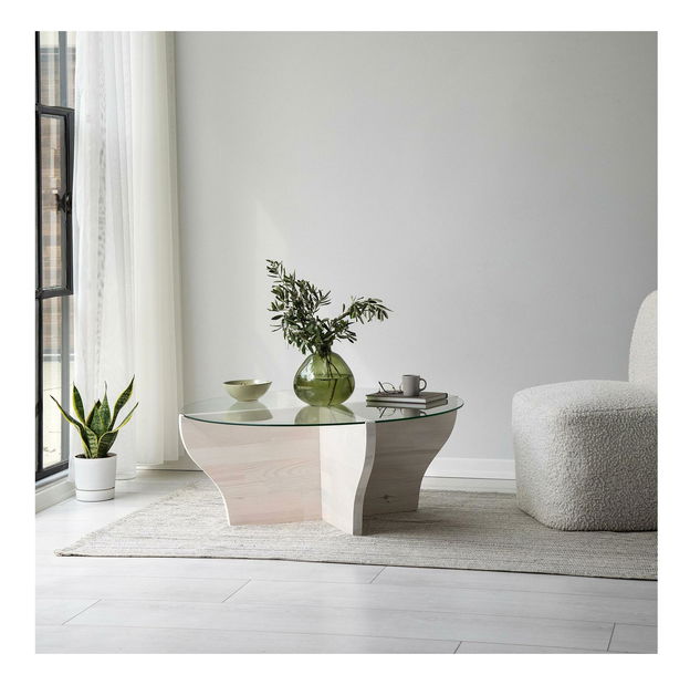 Dohányzóasztal Amfora (fehér)