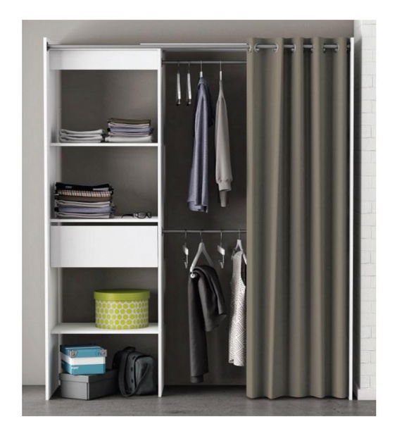 Gardrób rendszerező Mikado (fehér)