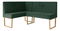 Kuhinjska kutna klupa Malibu 130x170 (tamnozelena) (L)