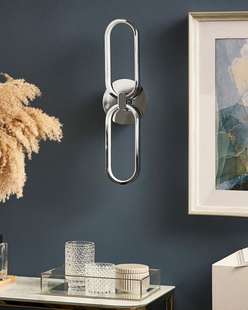 Zidna svjetiljka Kraza (srebrna)