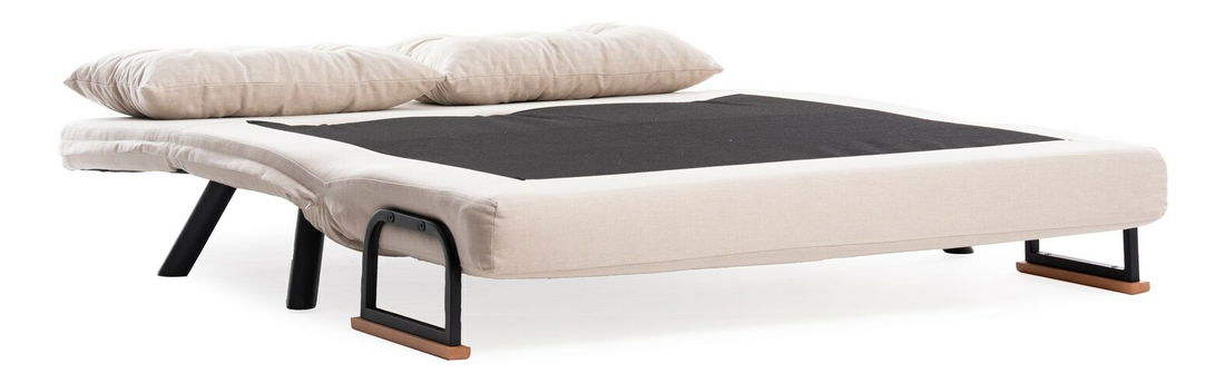 Kanapé futon Sandy (krém)