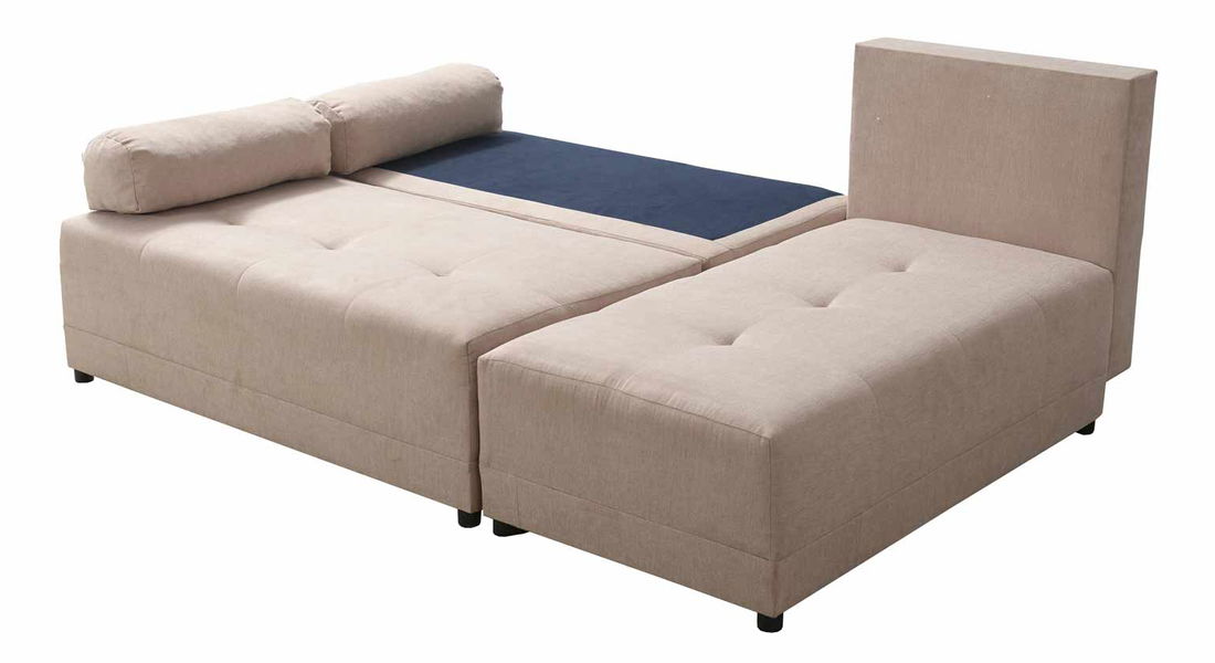 Rohová sedačka Brix (béžová) (P) *výpredaj