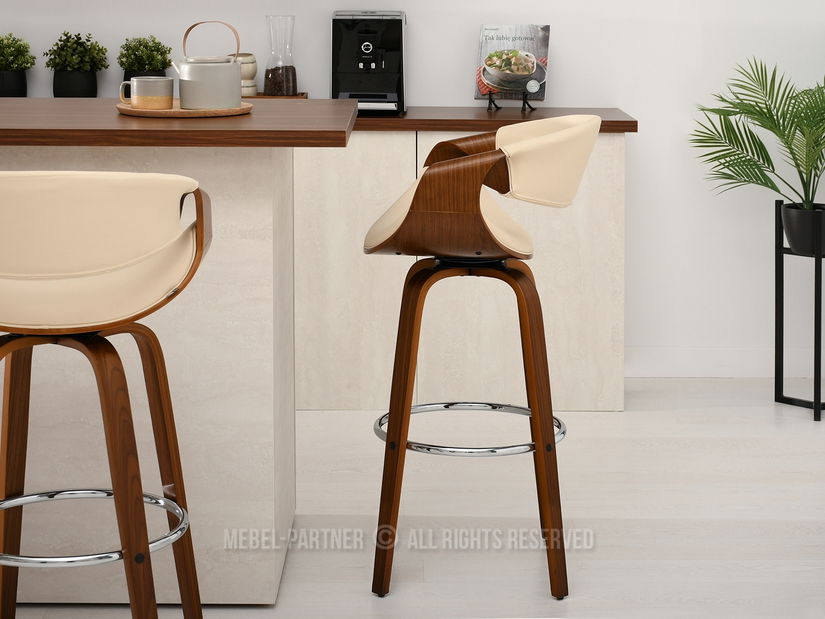 Stolička Bjorn H (oriešková + orech)