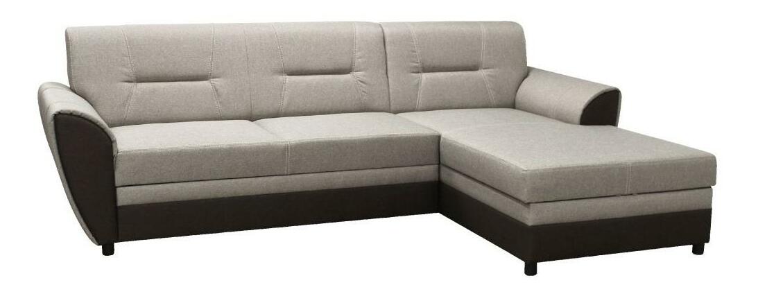 Colțar extensibil Sovard (maro + bej gri) (cu sp. depozitare) (D)