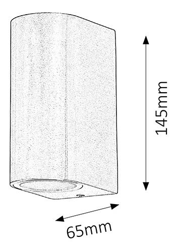 Iluminat pentru exterior Chile 8034 (aluminiu șlefuit)