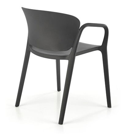 Záhradná stolička Karma K491 (čierna)