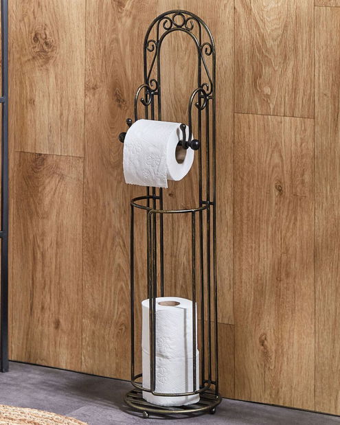 WC-papír állvány Trudy (fekete) 