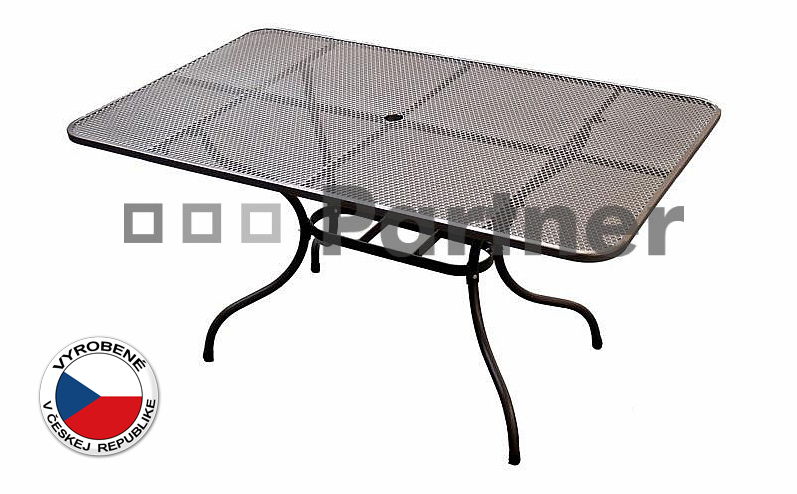 Záhradný stôl 190 x 105 cm (kov)