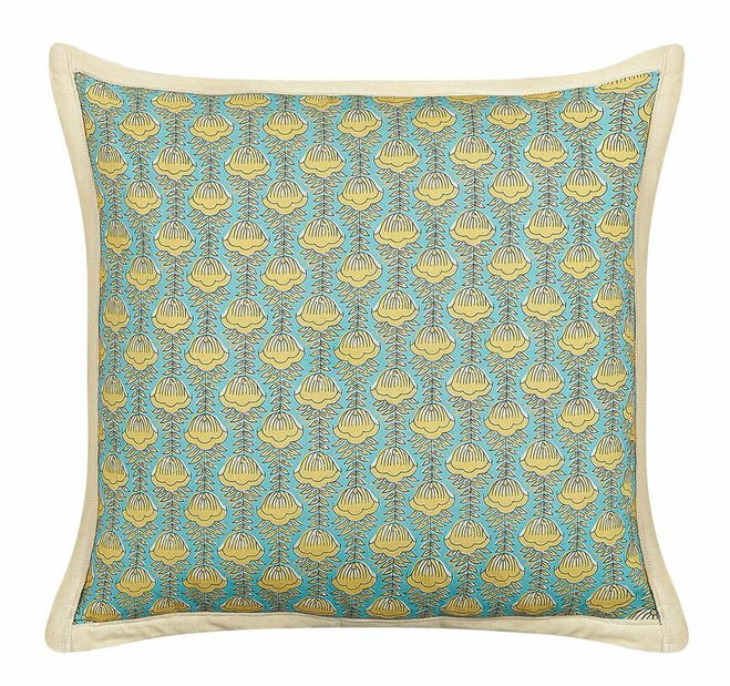 Set 2 buc perne decorative 45 x 45 cm Wakzi (albastru)