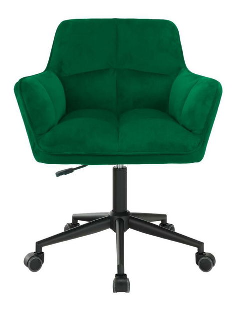 Irodai fotel Hagris (smaragd + fekete) 