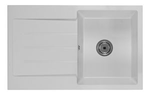 Mosogató Ruxom (fehér) (2 csaplyukkal) (B)