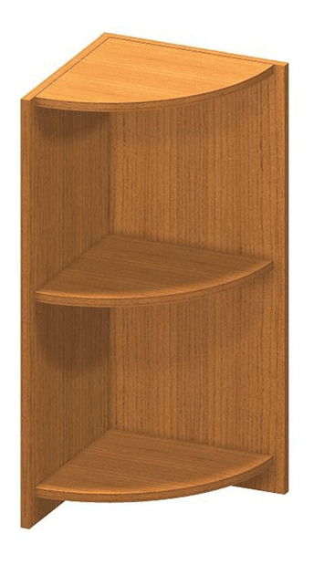 Rohový regál Asista AS 014 čerešňa