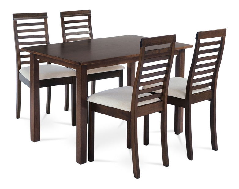 Set masă scaune pentru sufragerie Churton-4000 WAL (pentru 4 persoane)