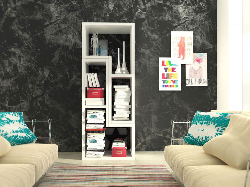 TV asztal Top fehér