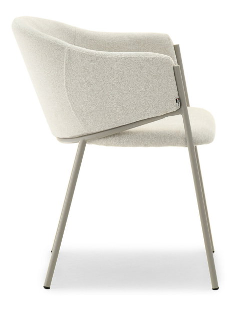 Scaun sufragerie Conquisto (crem + gri)