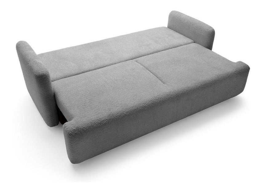 Canapea trei locuri Linaki (antracit + negru)