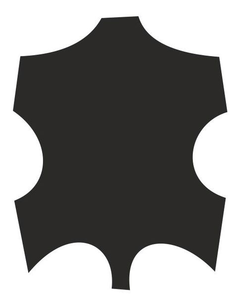 Bőr sarokkanapé Trek (fekete) (B)