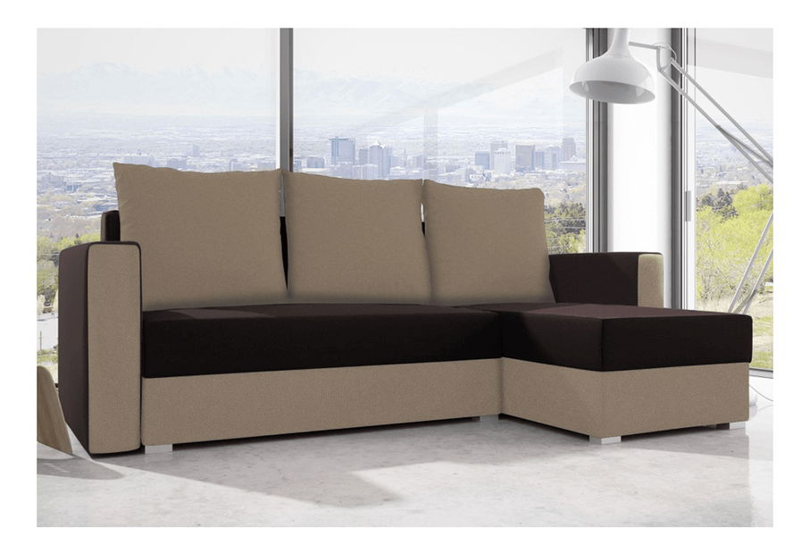 Kutna garnitura Morgatina (smeđa + bež) (P)