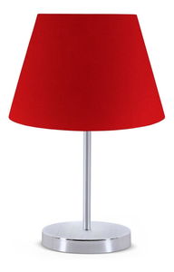 Stolna lampa Astalasso 1 (crvena + srebrna)