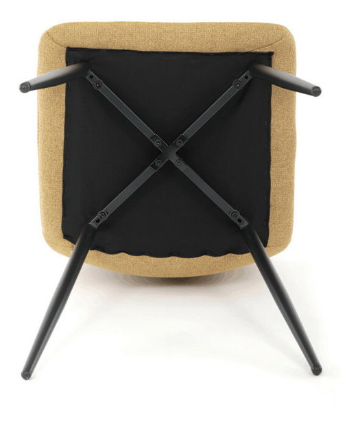 Jedálenská stolička Decalto (žltá)