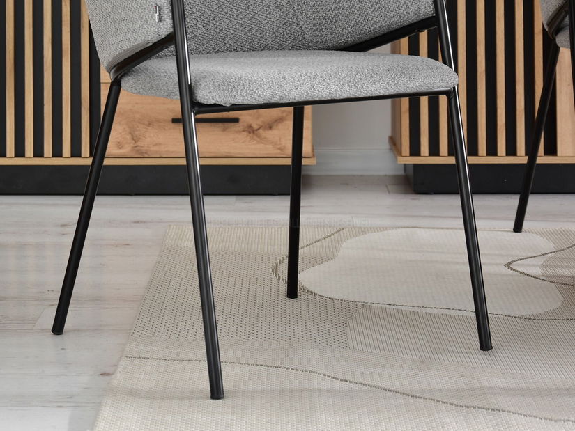 Stolička Chad (sivá + čierna)