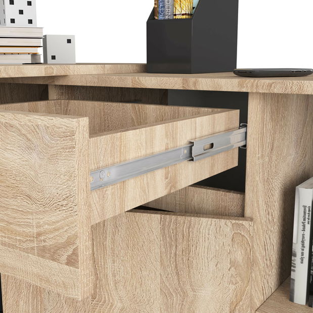 Sarok PC asztal Cuidar (sonoma tölgy)