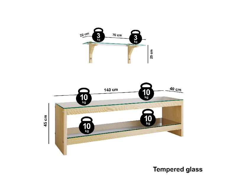 Mobilier living Vamebo 6 (stejar) 