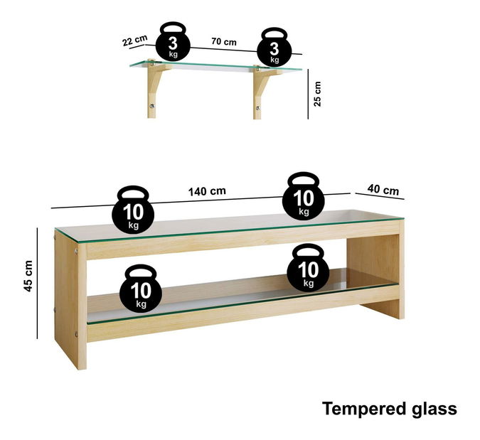 Obývacia stena Vamebo 6 (dub) 