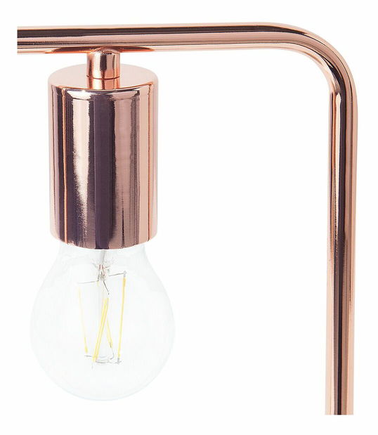 Asztali lámpa Mandel (sötétszürke) (réz)