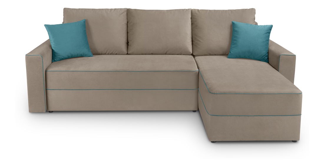 Rohová sedačka BRW Berg Lux 3DL.URC (béžová) (P)