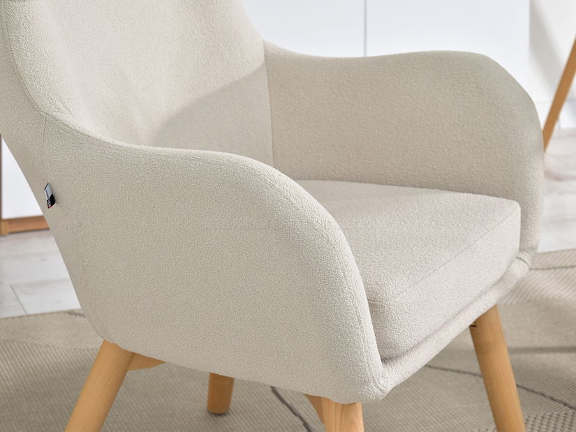 Fotelja Leto (bež + crna)