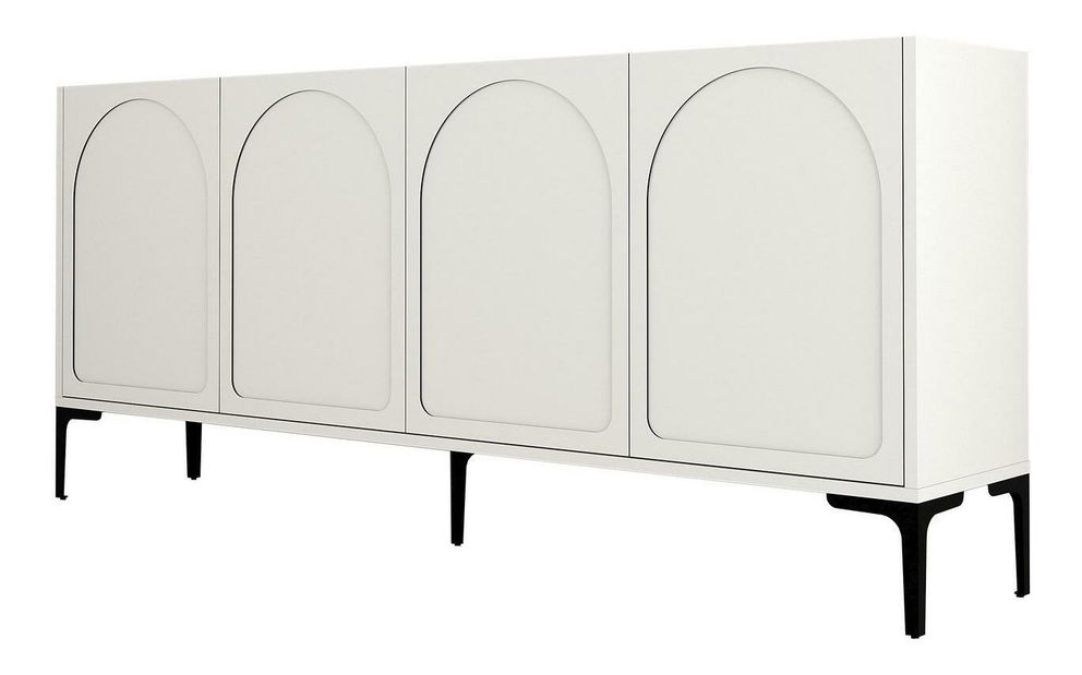 Szekrény Bipemu 2 (krém + fekete) 