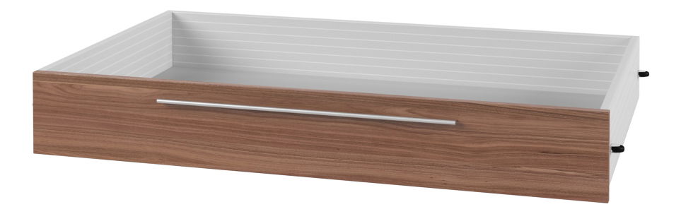 Úložný priestor k posteli Verwood Typ 83 (orech červený + čierna) (2 ks.)