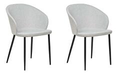 Set 2 buc scaune de sufragerie Masza (gri)