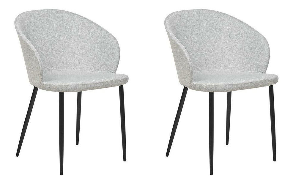 Set blagovaonskih stolica (2 kom.) Masza (siva)