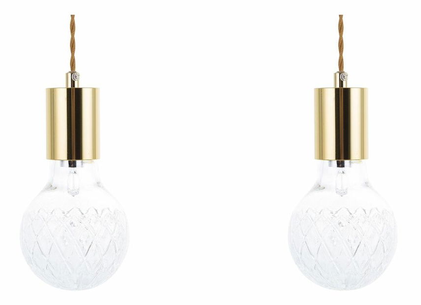 Set 2 ks. závesných lámp ANTO (zlatá)