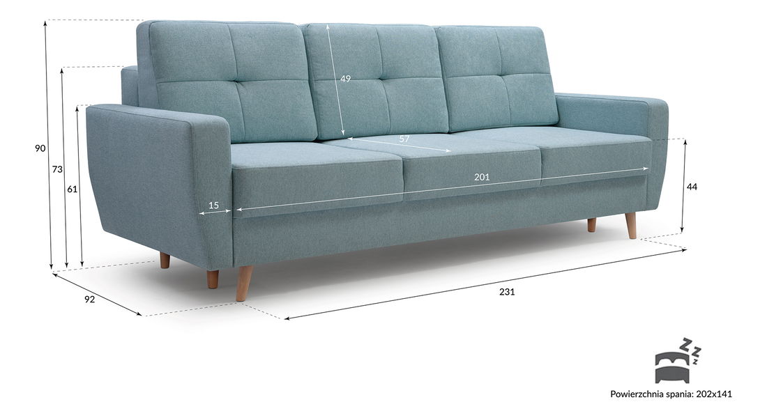 Trosjed Buenolo (sivo -smeđa)