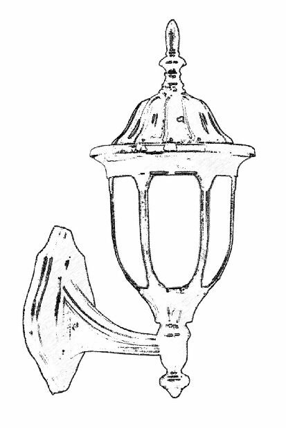 Kültéri fali világítás Baobab (fekete + fekete)