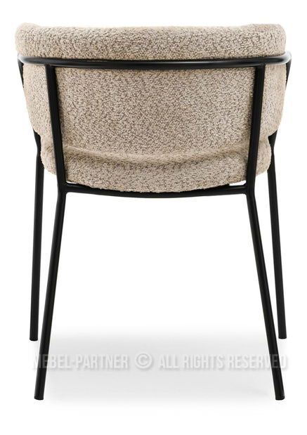 Stolička Sorento (tmavobéžová + čierna)