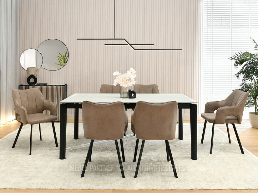 Szék Carl (bézs + arany)