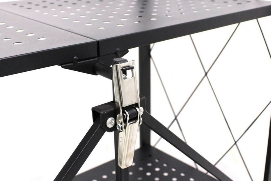 Raft de bucătărie cu roți Ricos 1 (negru)