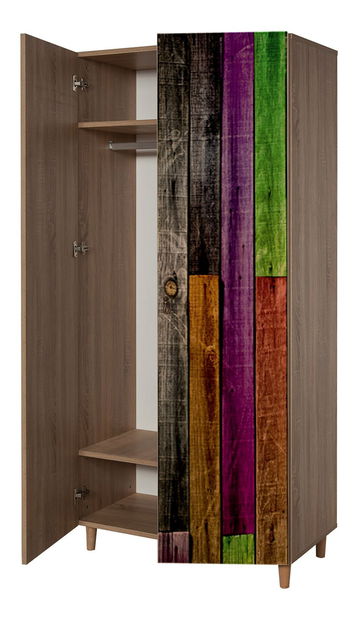 Dulap de haine Sirius 726 (Stejar sonoma)