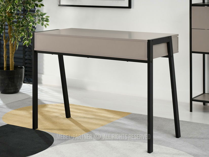 PC stolík Land (béžová + čierna)