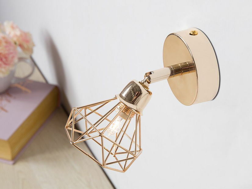 Stropné/nástenné svietidlo Emanuela (zlatá)