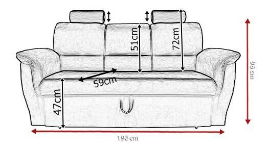 Ülőgarnitúra Delois (barna)